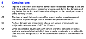 ConduCrete testing conclusions